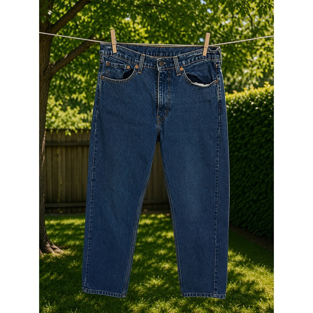 LEVI'S 505 Regular‎ Fit Jeans Men's 34x32 Blue Denim Straight Leg Classic Pants